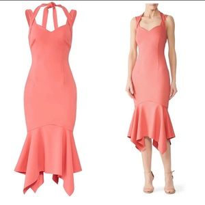 REVOLVE Elliatt Glasshouse Fishtale Dress Mermaid MIDI Pink Medium